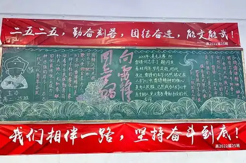 南充一中开展学雷锋,树新风主题黑板报比赛