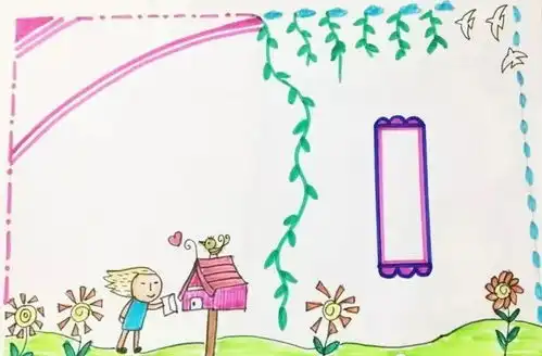 三月,你好描写春天的好词好句手抄报,与你共赏春暖花开