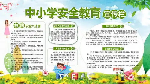 中小学生安全教育日宣传展板图片