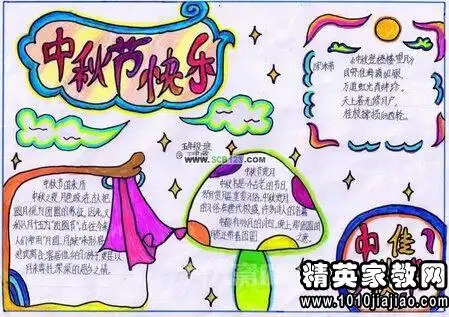 中秋节手抄报图文资料中秋民俗