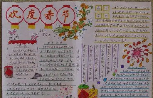新年手抄报图片2016