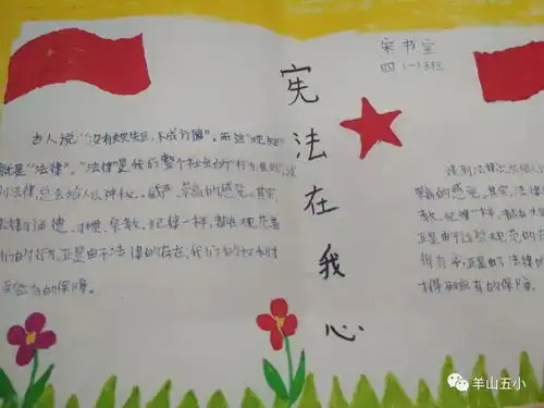 学宪法做知法守法好少年