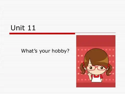 unit11whatsyourhobby