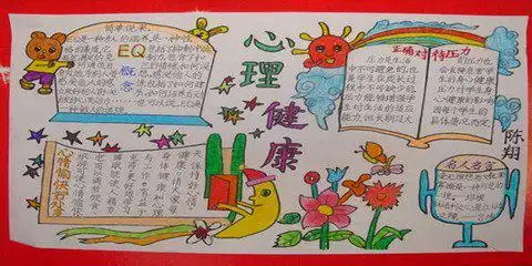 心理健康手抄报图片4k