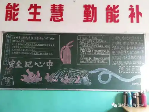 消防安全在我心中潞城市天脊小学开展11.9消防宣传日主题活动