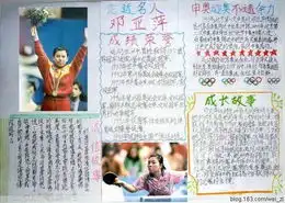 求关于人物风采的手抄报