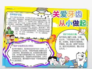 爱牙护齿小报爱护牙齿手抄报爱牙日电子小报图片模板worddoc设计图下载其他大全编号19202509