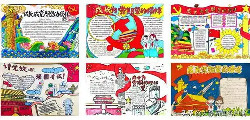 红领巾心向党成长为党期望的模样主题手抄报活动完美收官