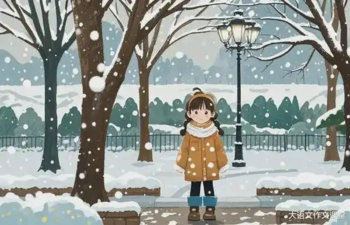 冬日雪景作文300字350字三年级