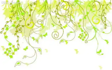 求藤蔓式花图