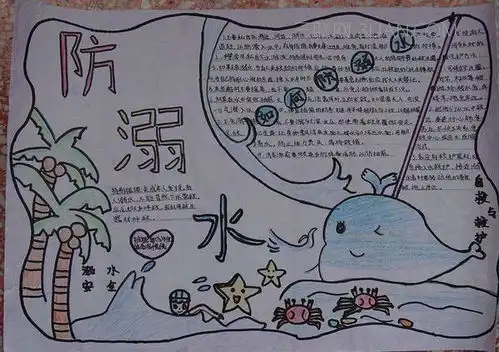 防溺水手抄报怎么做
