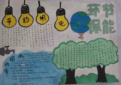 环保手抄报低碳环保小常识