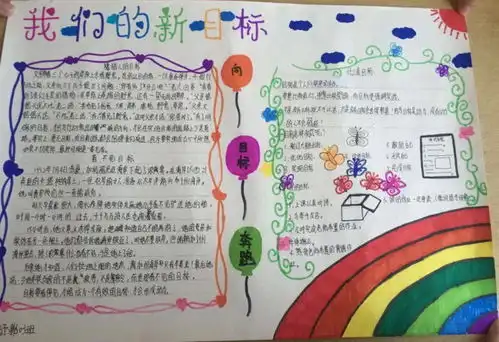 我们的新目标手抄报图片3张
