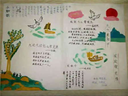 重阳节手抄报九月初九