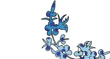黑板报花边鸽子