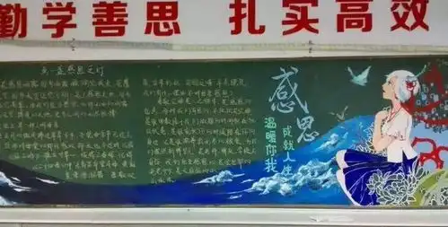 学生黑板报走红,美术天赋让人羡慕,老师看了不舍得擦掉
