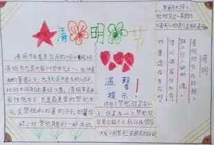 清明节手抄报图片