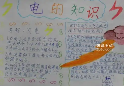 有关电的知识的手抄报的名字