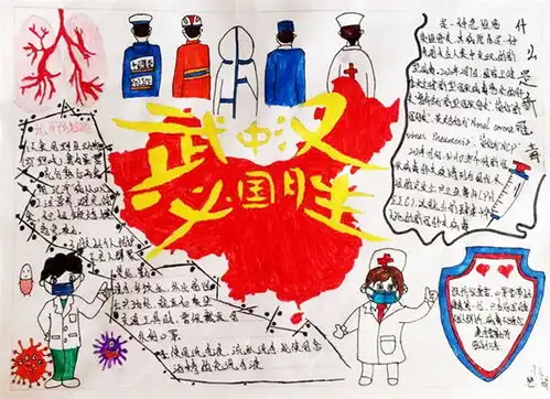 财校学子用画笔为疫情防控加油助力