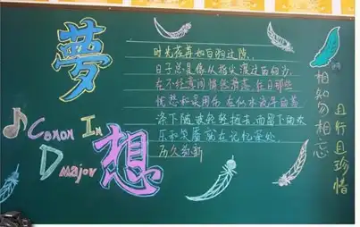 新学期黑板报新学期的打算
