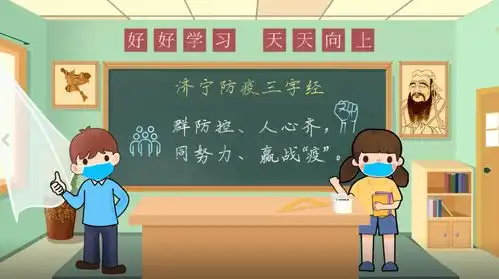 动画丨济宁防疫三字经来了