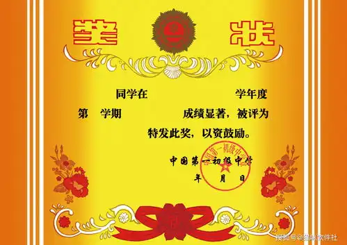 160套奖状荣誉证书电子版psd源文件word模板