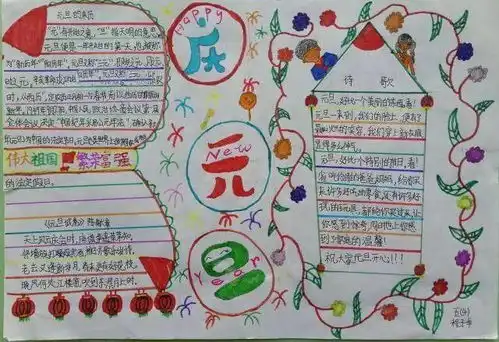 2020元旦好词好句手抄报汇总,赶紧给孩子收藏