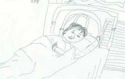 小学生画妈妈睡姿意外走红网络,人小鬼大,妈妈看后哭笑不得