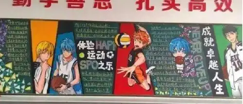 00后学生的黑板报走红,老师看后不忍擦掉,美术天赋令人羡慕