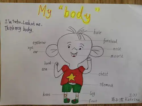 趣味英语,因我而精彩三年级主题小报作品展