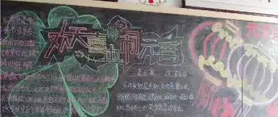 欢庆元宵节黑板报素材