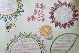 友谊里小学护航青春与法同行手抄报比赛获奖作品集锦