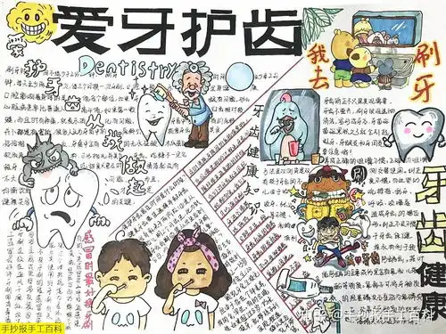 爱牙日手抄报