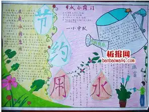 节约用水手抄报图片