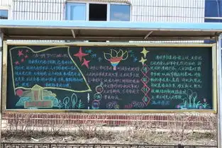 我校各学年教师布置有关清明节的黑板报
