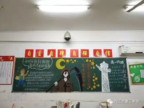 倡导创新文化,尊重知识产权九江三中举办知识产权教育主题黑板报评比活动