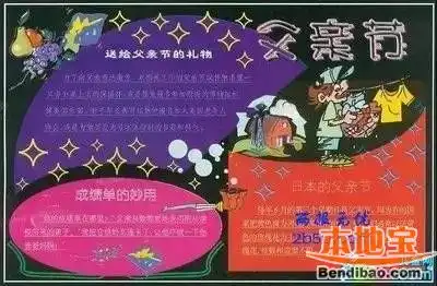 父亲节黑板报精选简单好看