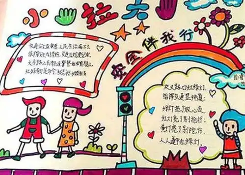 小学生交通安全手抄报简单又漂亮图片字清楚