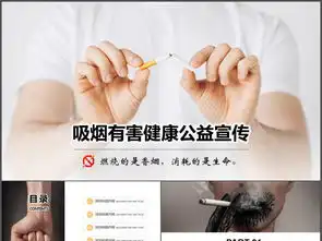 吸烟有害健康公益宣传教育ppt动态模板下载10.25mb环保公益ppt大全行业介绍ppt
