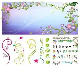 黑板报花边春天黑板报花边