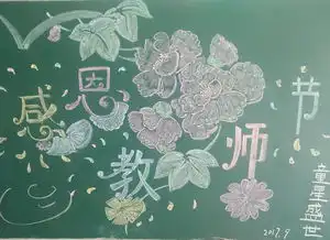 临沂童星实验学校9.10教师节精美板报出炉啦