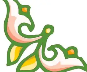 黑板报花边一片绿色