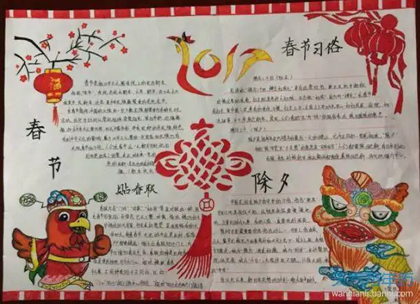 2021牛年手抄报简单又漂亮以牛年为主题的手抄报好看2021