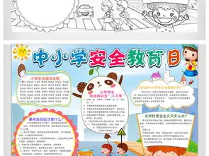 卡通学生全国中小学安全教育日电子小报图片素材worddoc模板下载16.91mb校园安全手抄报大全安全手抄报