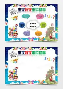 卡通趣味数学小报word模板下载docx格式熊猫办公