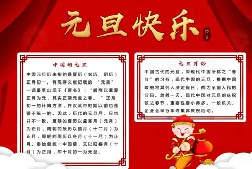 孩子一定用得上2022元旦手抄报模板素材好词好句好段