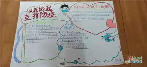 童心抗疫,我们在行动九江经开区兴中学校开展抗疫活动组图
