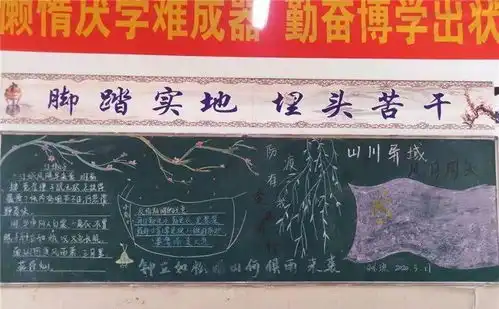 小小墙报正能量,一笔一画总关情
