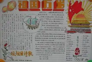 欢度国庆手抄报图片