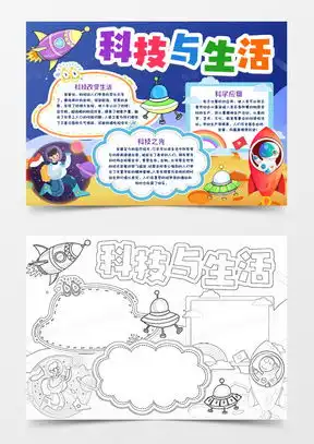 科技手抄报word模板科技手抄报word模板下载熊猫办公
